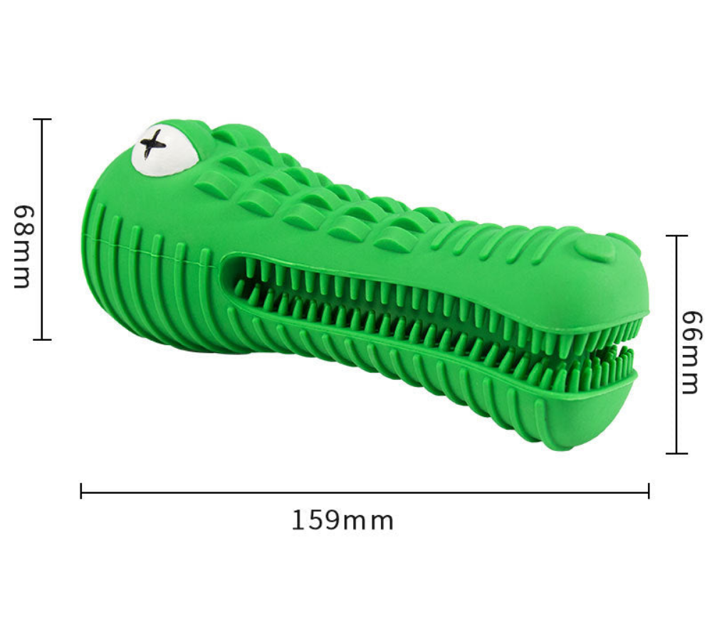 Crocodile Teeth Cleaning Interactive Bite-resistant Dog Toy