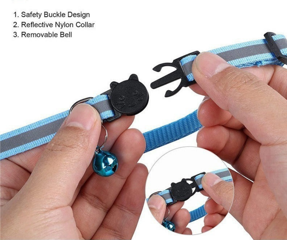 Airtag Cat Collar Reflective Anti-Lost Tracking Locator