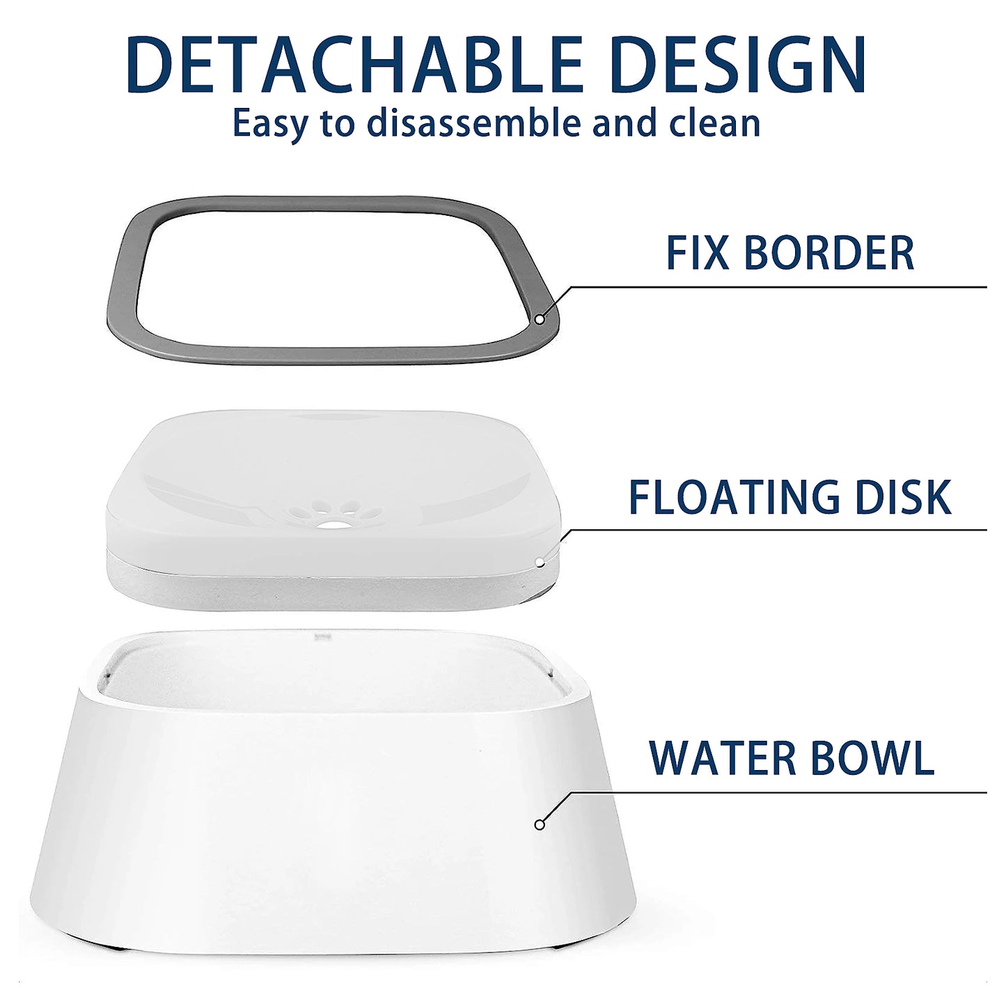 Pet Water Dispenser Bowl