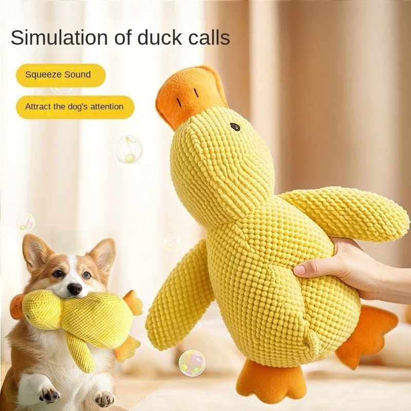 Dog Toy Plush Sleeping Duck