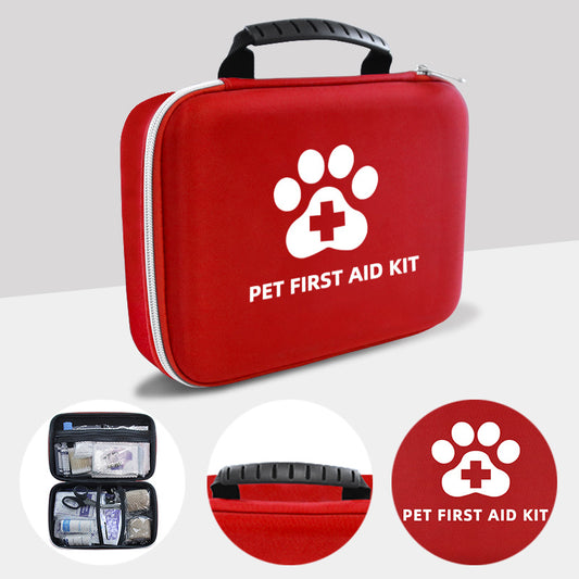 Cross-border Pet Emergency Emergency Kit Amazon Cat And Dog Emergency Wound Treatment Emergency Supplies Storage Kit Suit
