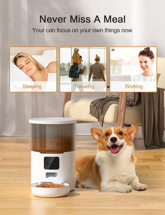 Smart Dog and Cat Automatic Pet Feeder